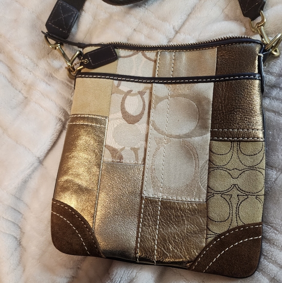 Coach Patchwork Cross Body Purse - Picture 2 of 2